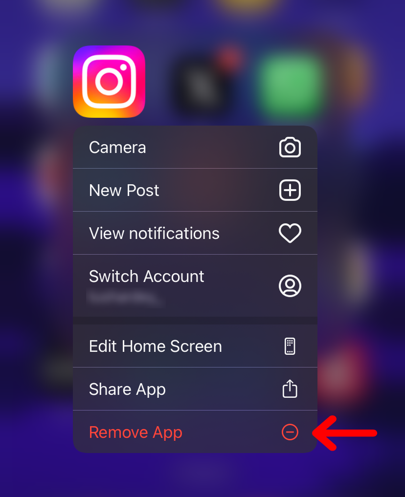 Instagram story not uploading delete the app